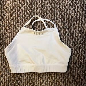 NOBULL Women's White Sports Bra